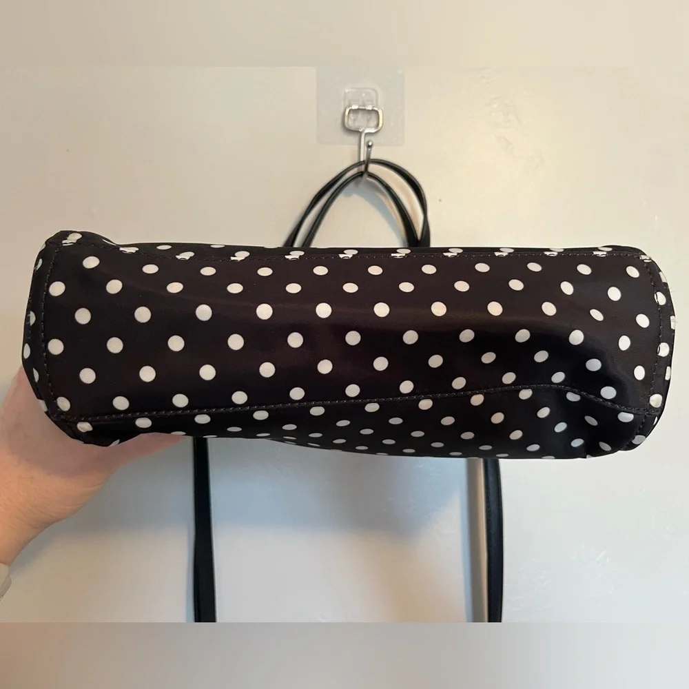 Kate Spade New York Loden- Black/White Polka Dot Bag